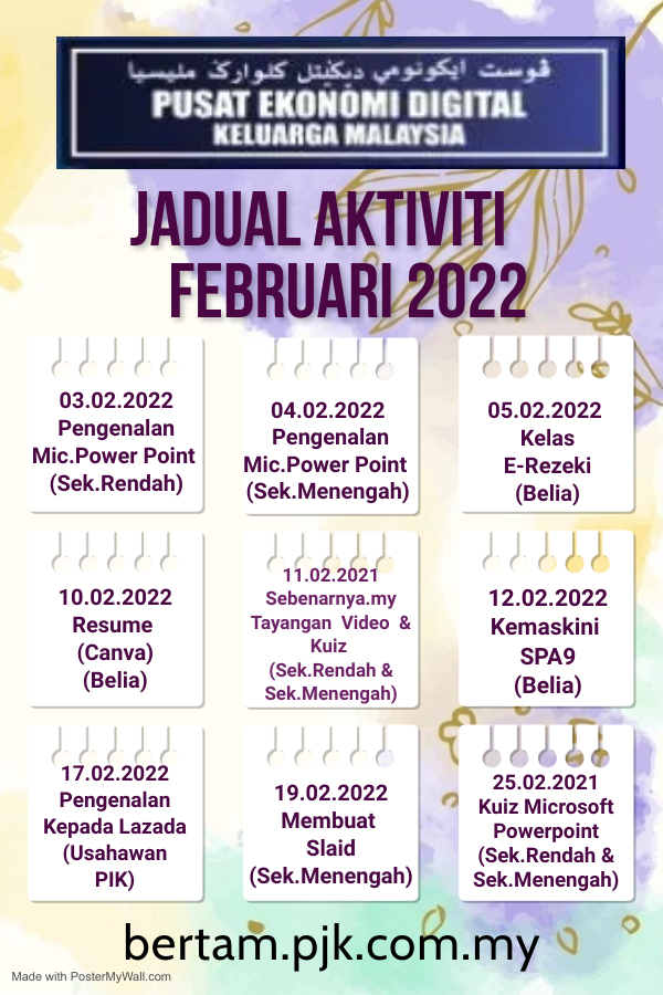 FEBRUARI 2021 - Made with PosterMyWall 1