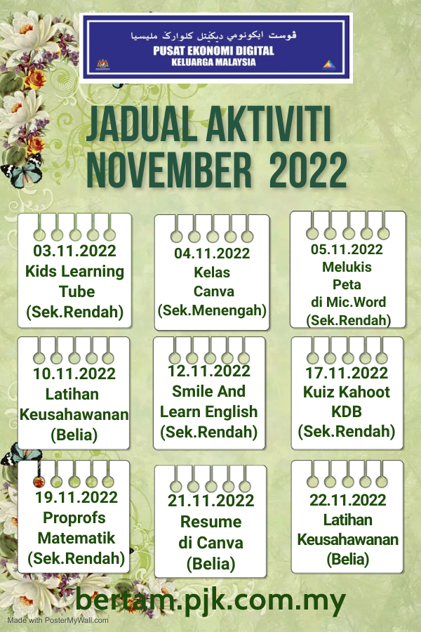 NOVEMBER 2022 - Made with PosterMyWall